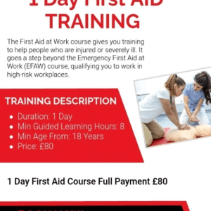 1 Day Emergency First Aid Course