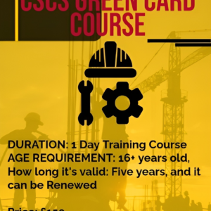 CSCS Green Card Training Course