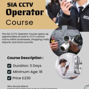 SIA CCTV Training Course