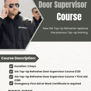 SIA Top-Up Refresher Door Supervisor Course